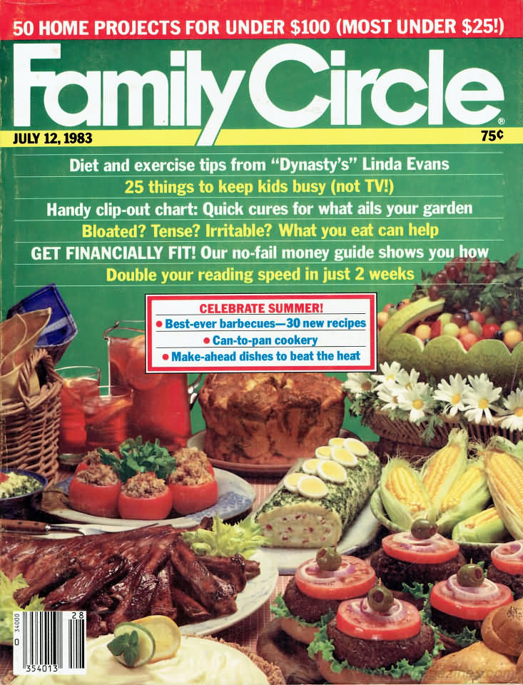 Family Circle July 1983 July 1983 magazine back issue cover