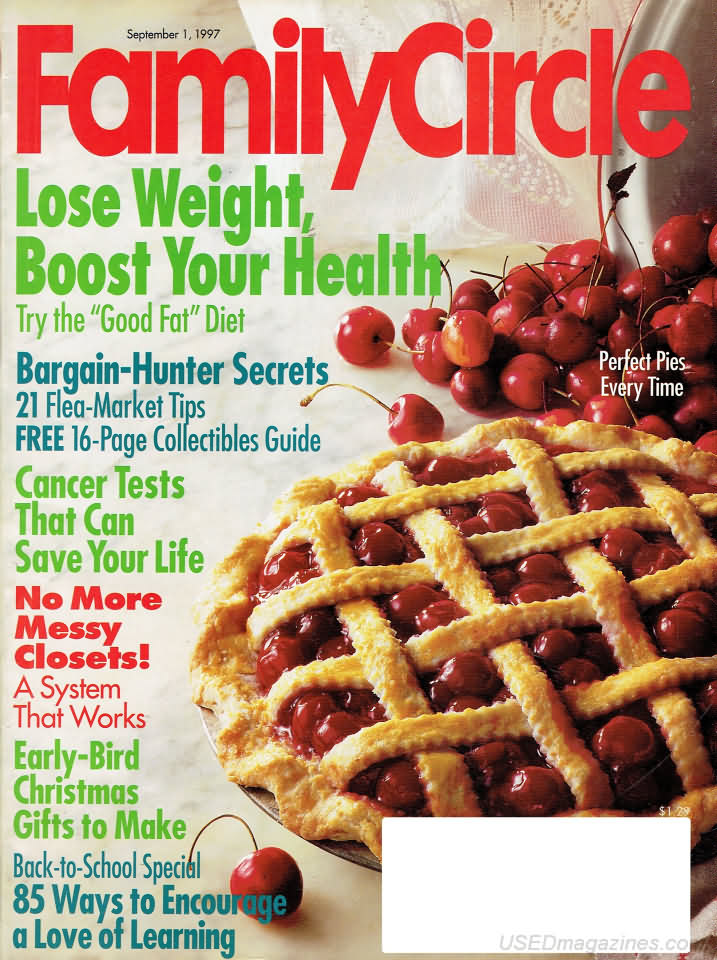 Family Circle September 1997 September 1997 magazine back issue cover