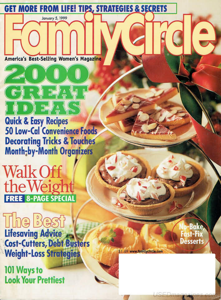 Family Circle January 1999 January 1999 magazine back issue cover