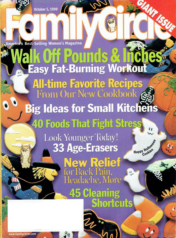 Family Circle October 1999 October 1999 magazine back issue cover
