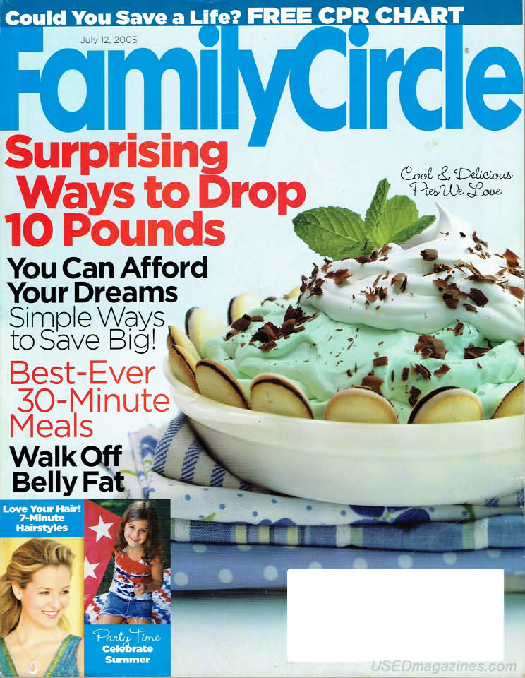 Family Circle July 2005 July 2005 magazine back issue cover