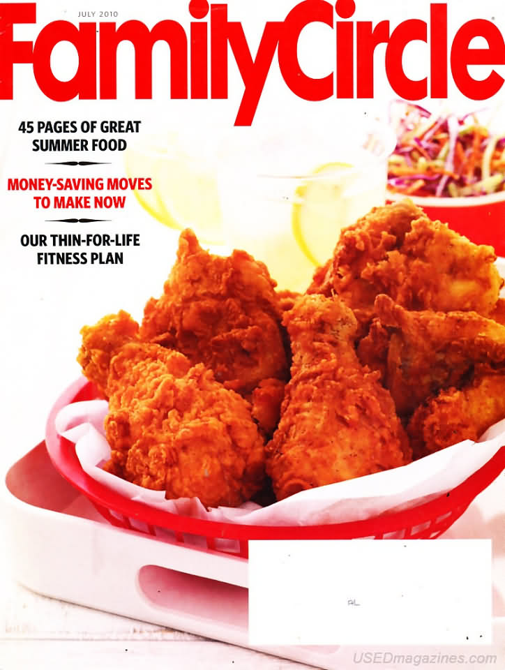 Family Circle July 2010 July 2010 magazine back issue cover