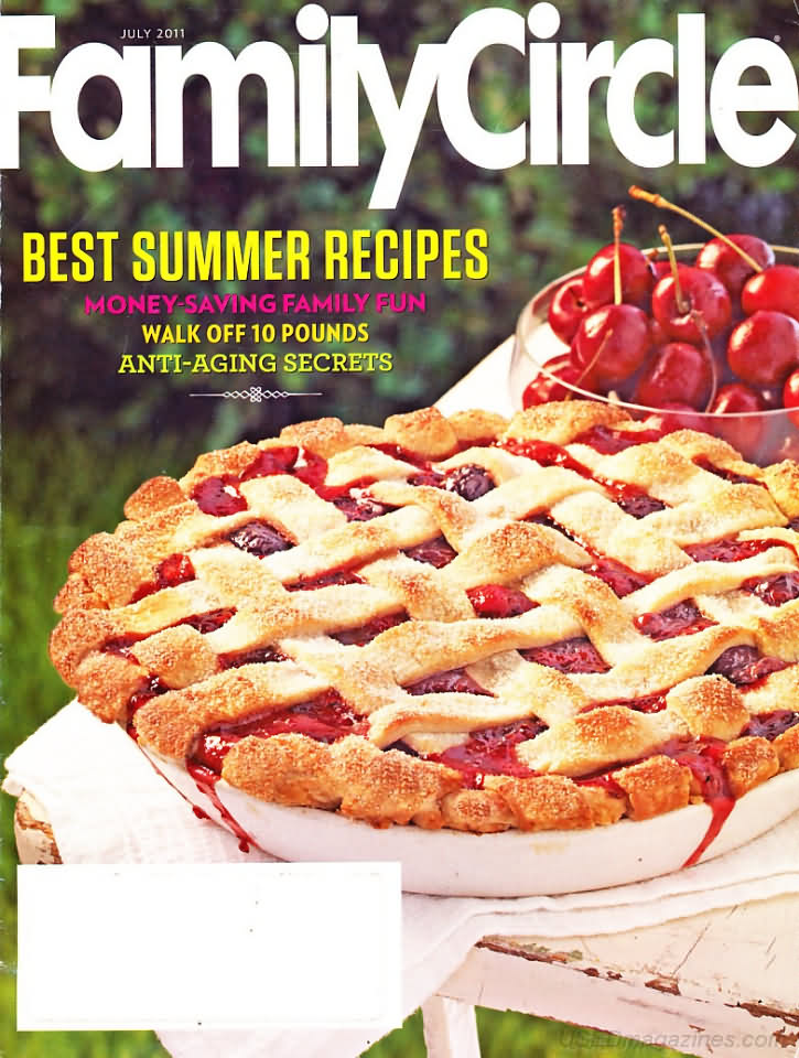 Family Circle July 2011 July 2011 magazine back issue cover