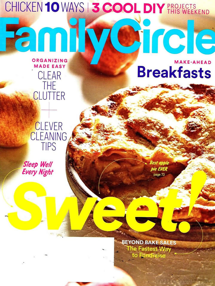 Family Circle September 2016 September 2016 magazine back issue cover