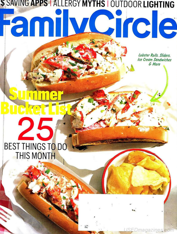 Family Circle August 2017 August 2017 magazine back issue cover