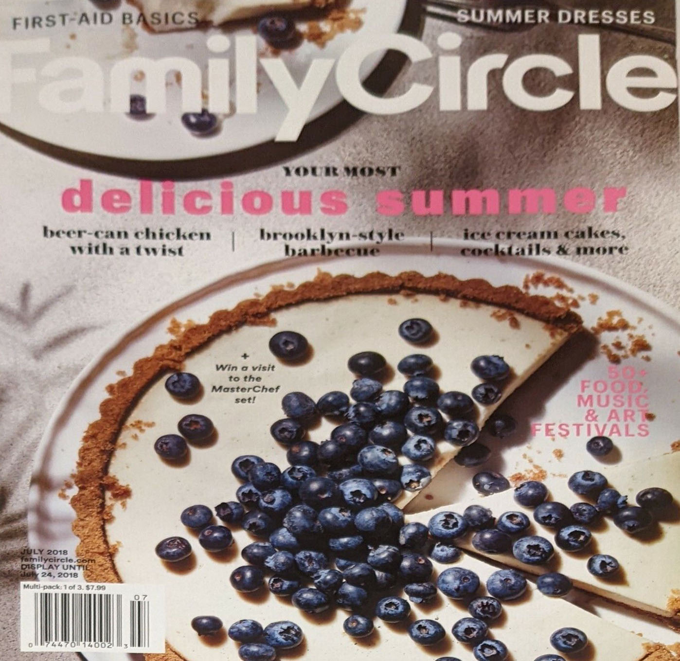 Family Circle July 2018 July 2018 magazine back issue cover