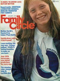 Family Circle January 1974 magazine back issue cover