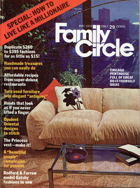 Family Circle May 1974 magazine back issue cover
