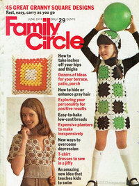 Family Circle June 1974 magazine back issue cover