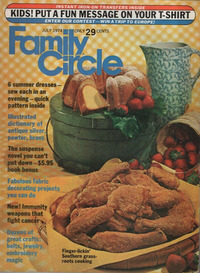 Family Circle July 1974 magazine back issue cover