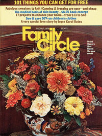 Family Circle August 1974 magazine back issue cover