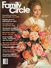 Family Circle April 1975 magazine back issue cover