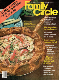 Family Circle September 1975 magazine back issue cover