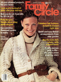 Family Circle August 1976 magazine back issue cover