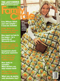 Family Circle October 1976 magazine back issue cover