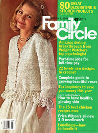 Family Circle March 1978 magazine back issue cover