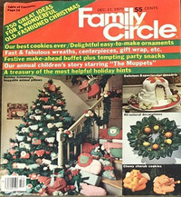 Family Circle December 1979 magazine back issue cover