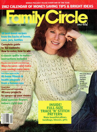 Family Circle January 1982 magazine back issue cover