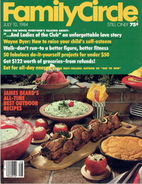Family Circle July 1984 magazine back issue cover