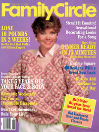 Family Circle February 1987 magazine back issue cover