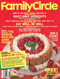 Family Circle May 1987 magazine back issue cover
