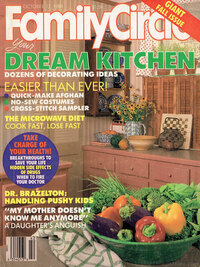 Family Circle October 1989 magazine back issue cover