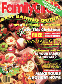 Family Circle November 1990 magazine back issue cover