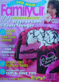 Family Circle May 1992 magazine back issue cover