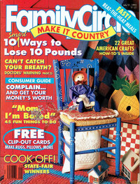 Family Circle July 1992 magazine back issue cover