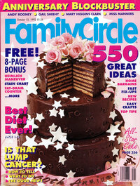 Family Circle October 1992 magazine back issue cover