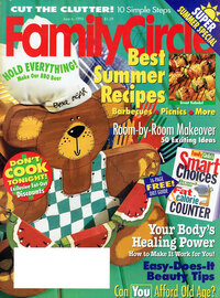 Family Circle June 1995 magazine back issue cover