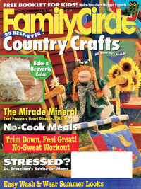 Family Circle July 1995 magazine back issue cover