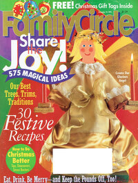 Family Circle December 1995 magazine back issue cover