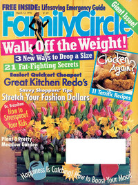 Family Circle March 1996 magazine back issue cover