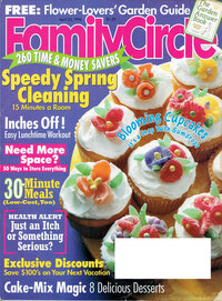 Family Circle April 1996 magazine back issue cover