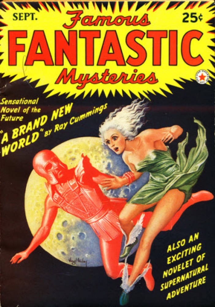 Famous Fantastic Mysteries September 1942 September 1942 magazine back issue cover