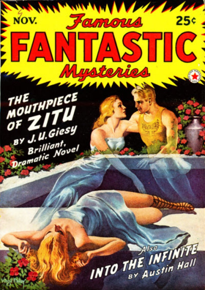 Famous Fantastic Mysteries November 1942 November 1942 magazine back issue cover
