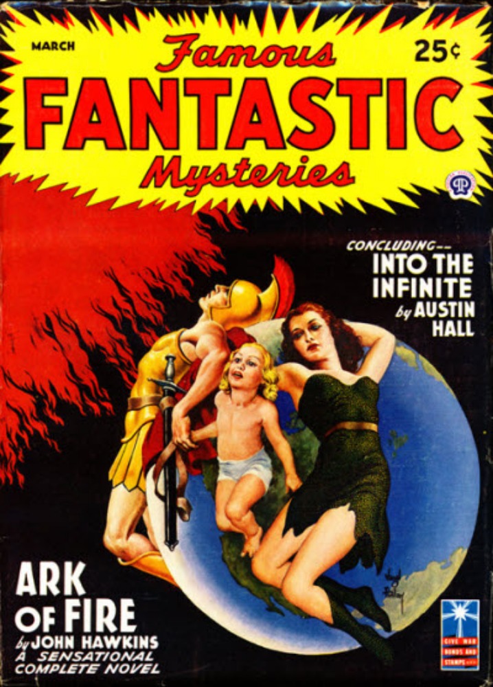Famous Fantastic Mysteries March 1943 March 1943 magazine back issue cover