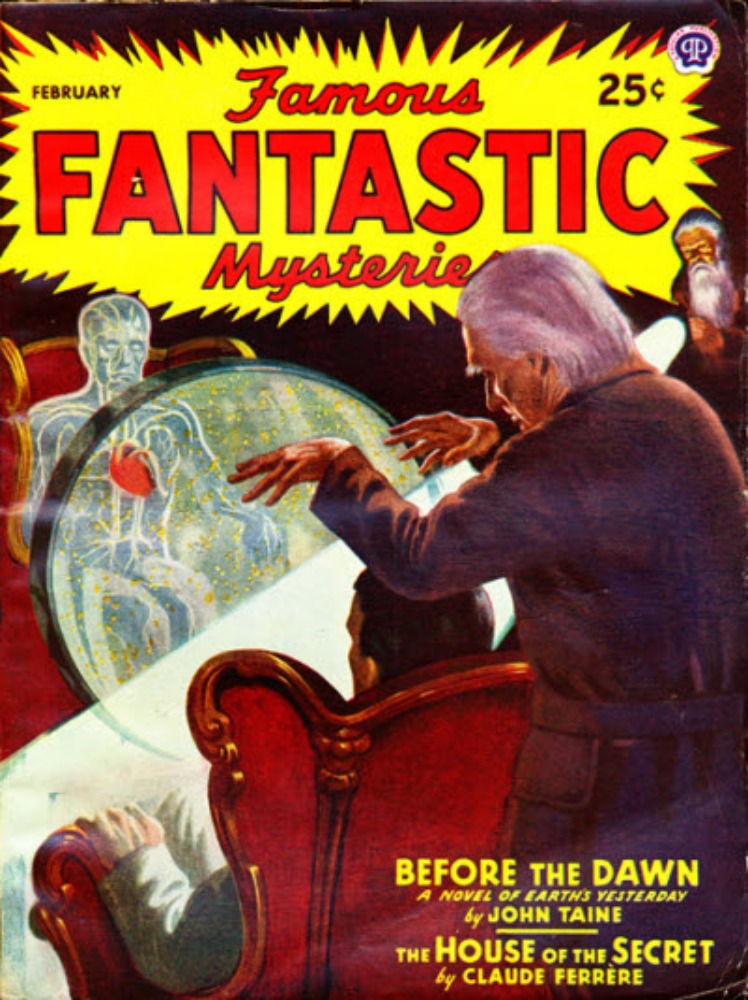 Famous Fantastic Mysteries February 1946 February 1946 magazine back issue cover