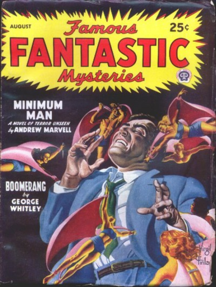 Famous Fantastic Mysteries August 1947 August 1947 magazine back issue cover