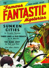 Famous Fantastic Mysteries May/June 1940 magazine back issue cover