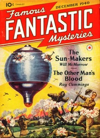 Famous Fantastic Mysteries December 1940 magazine back issue cover