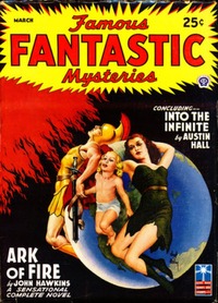 Famous Fantastic Mysteries March 1943 magazine back issue cover