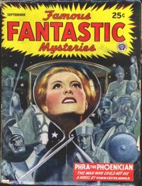 Famous Fantastic Mysteries September 1945 magazine back issue cover