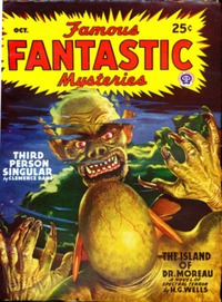 Famous Fantastic Mysteries October 1946 magazine back issue cover