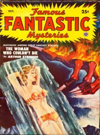 Famous Fantastic Mysteries October 1950 magazine back issue cover
