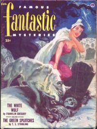 Famous Fantastic Mysteries August 1952 magazine back issue cover