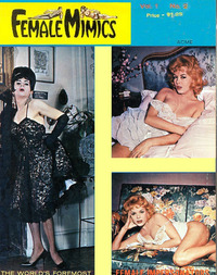 Female Mimics Vol. 1 # 2 magazine back issue cover