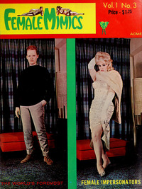Female Mimics Vol. 1 # 3 magazine back issue cover