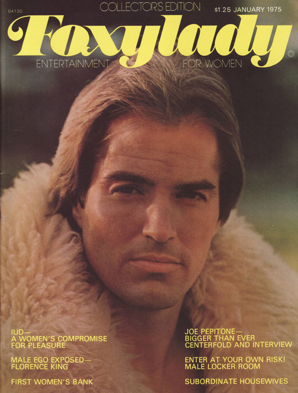 Foxylady # 1, January 1975 January 1975 magazine back issue cover